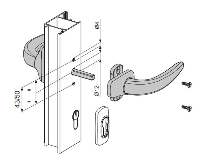 Poignée pour porte battante – Image 3