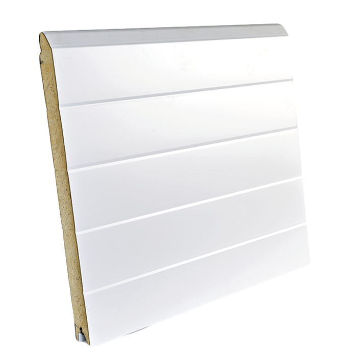 Panneau Rainuré Lisse Blanc