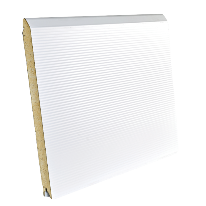 Panneau MicroRainuré Lisse Blanc