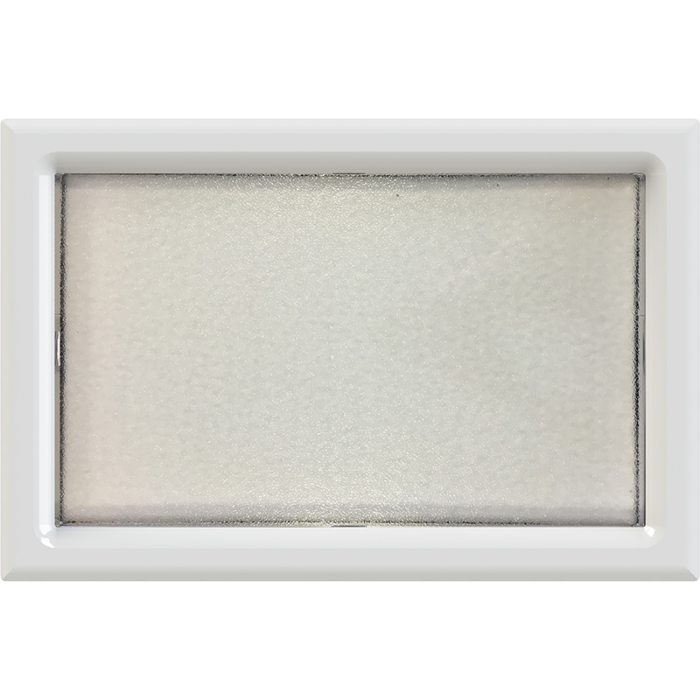 Hublot rectangulaire vitrage granité (APET)