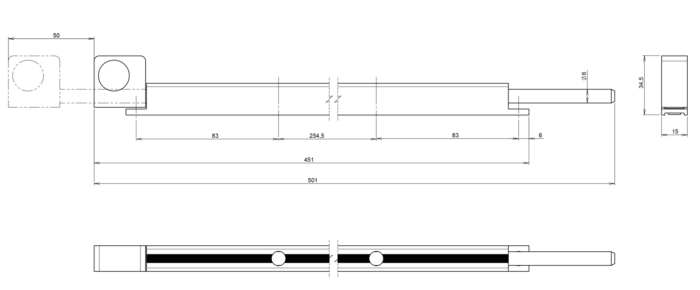 Verrou vertical long – Image 2