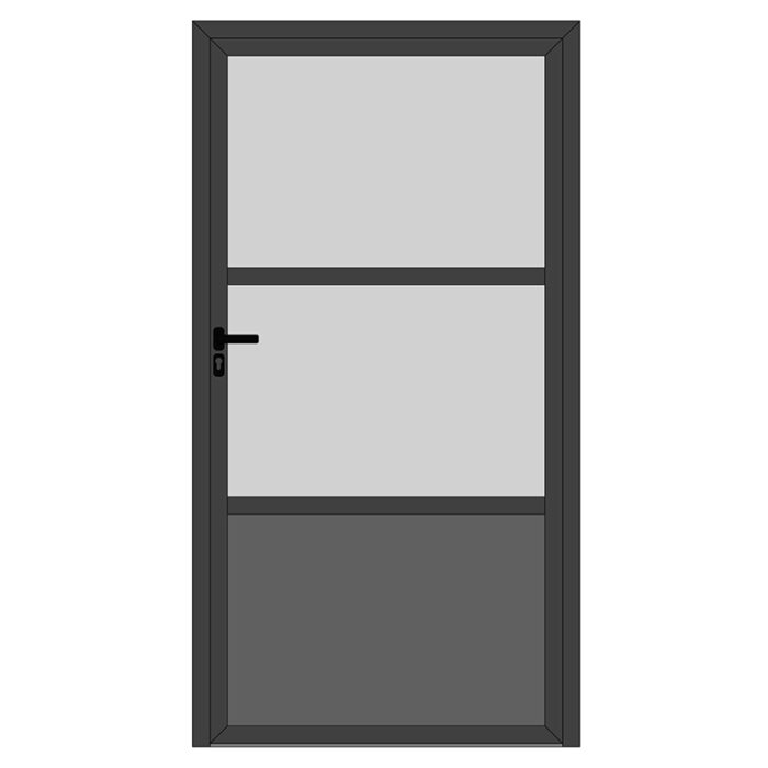 Porte Alu vitrée 1 Vantail 1.4
