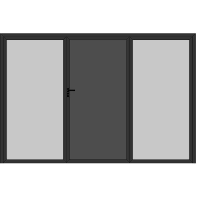 Porte Alu vitrée 3 Vantaux 3.19